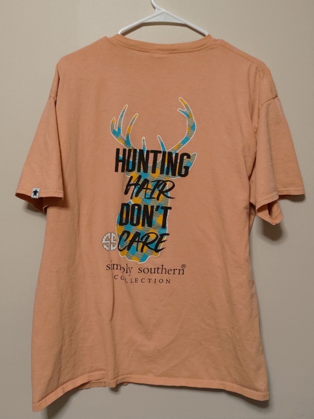 Simply Southern Peach Crewneck Short-Sleeve Tee